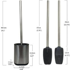 Convina Silikone Toiletbørste 2 5