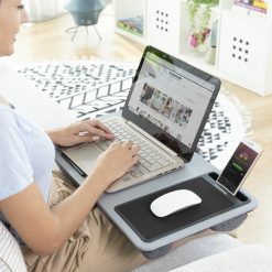 Alternative view of Portable Laptop Desk with XL Cushion Deskion InnovaGoods